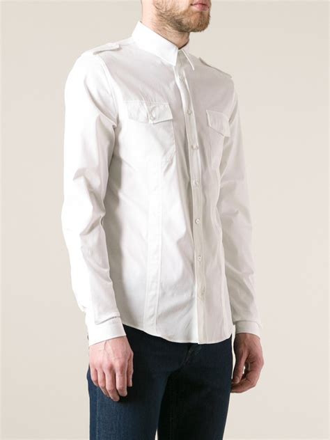 gucci white button down|Gucci buttons for sale.